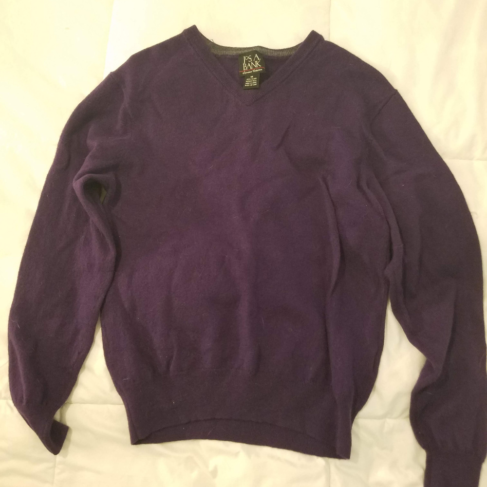 Jos. A. Bank Merino Wool sweater, size M shrunk
